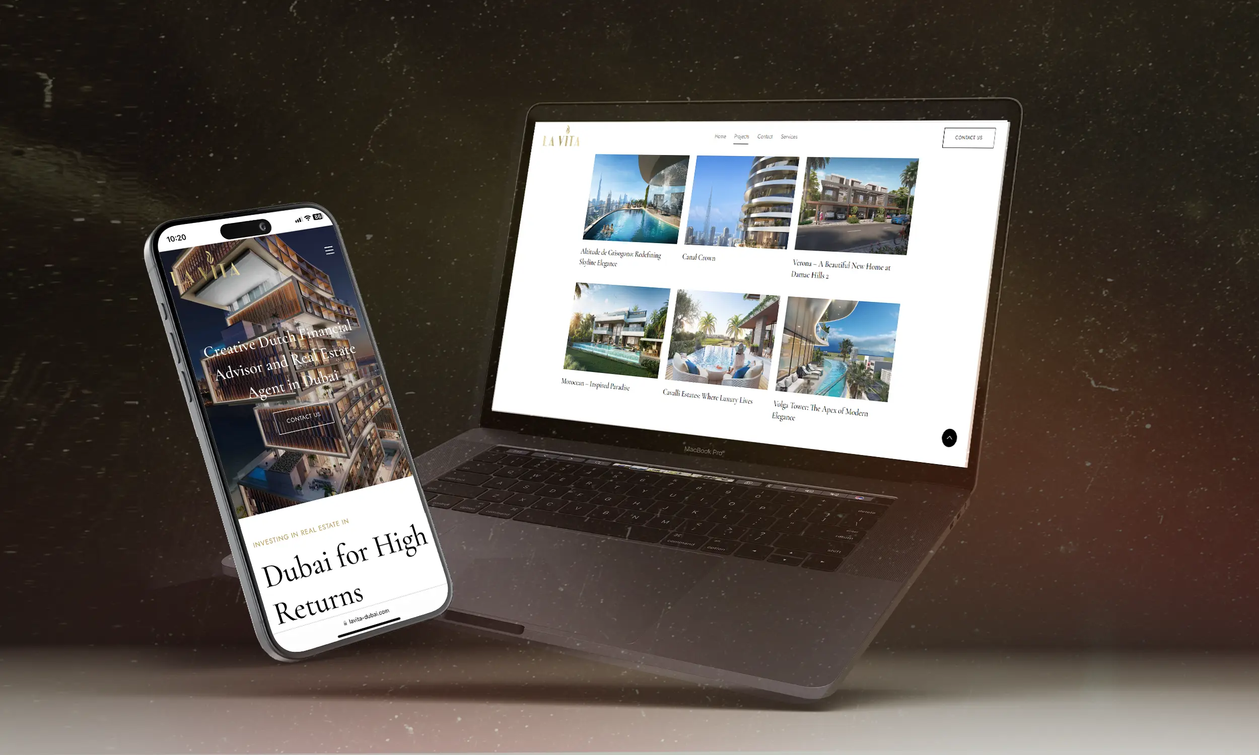 Website Development for La Vita, image 2