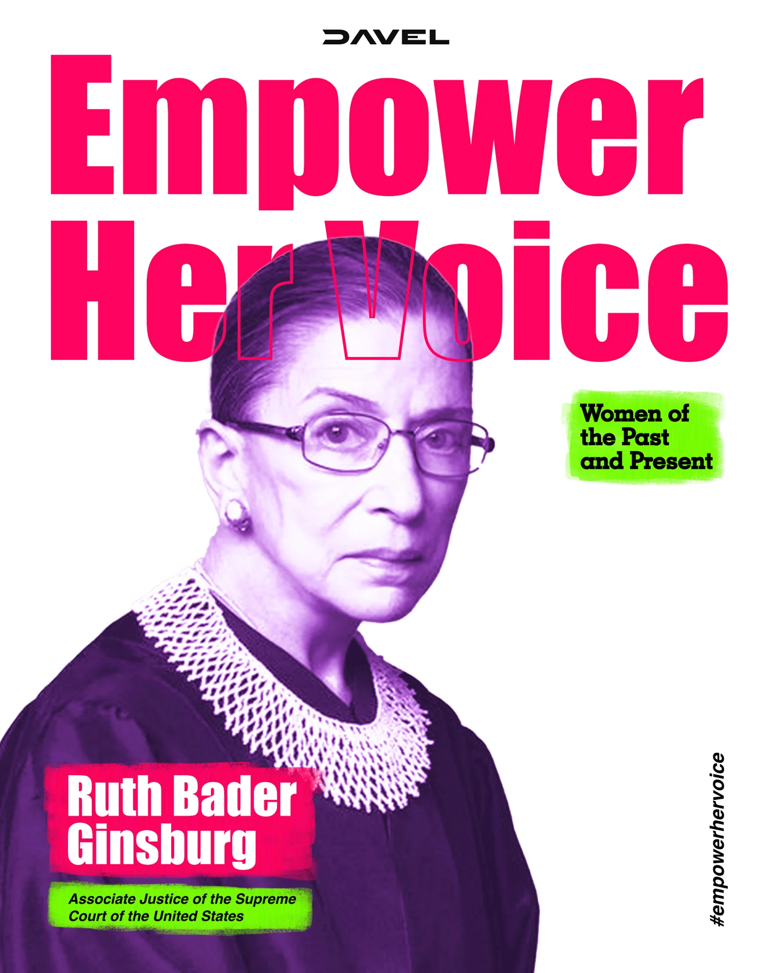 "Empower Her Voice" Campaign for Davel Creative, image 2