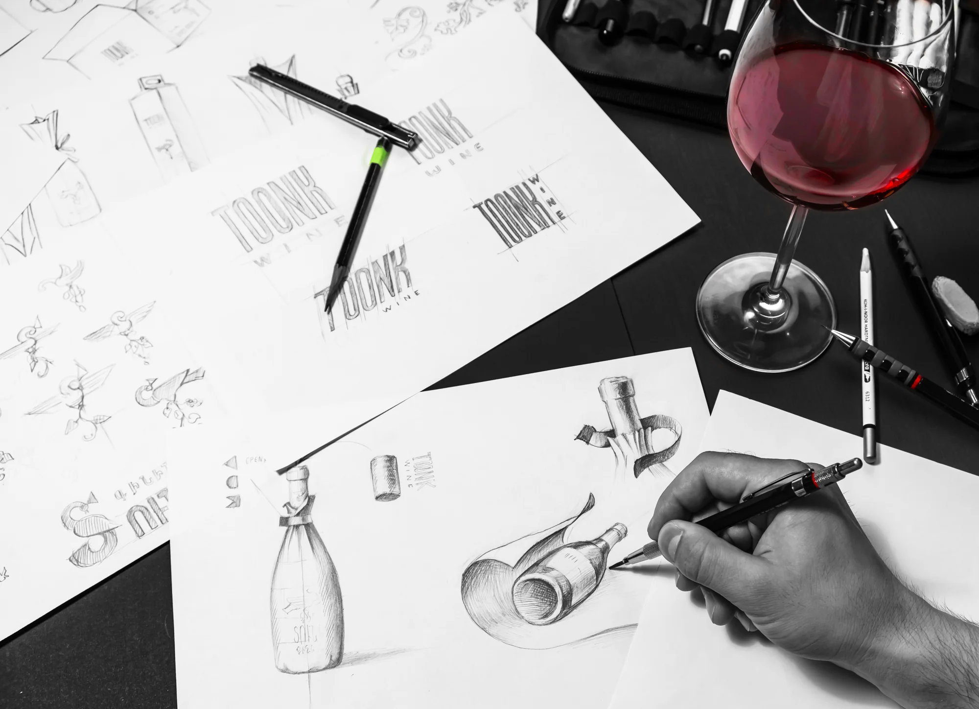 Naming, Branding & Packaging Design for Toonk Wines, image 10