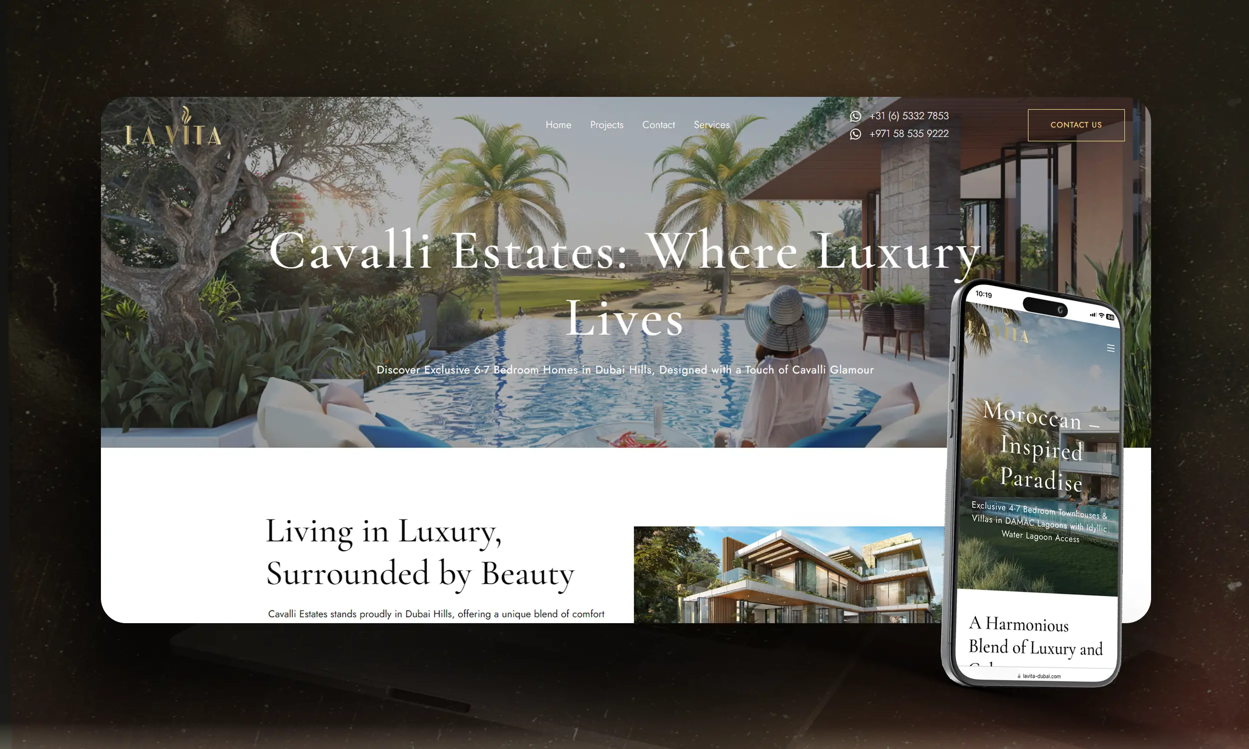 Website Development for La Vita, image 3