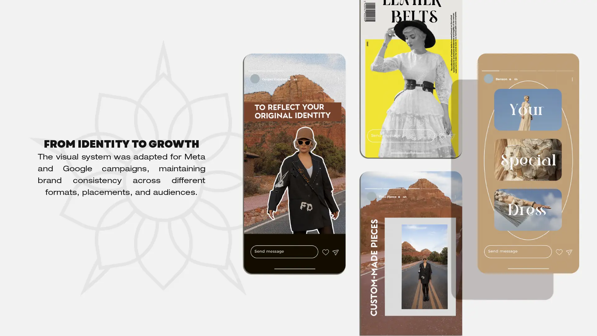 From identity to growth: Anahit Fashiondrug Meta and Google campaign creative