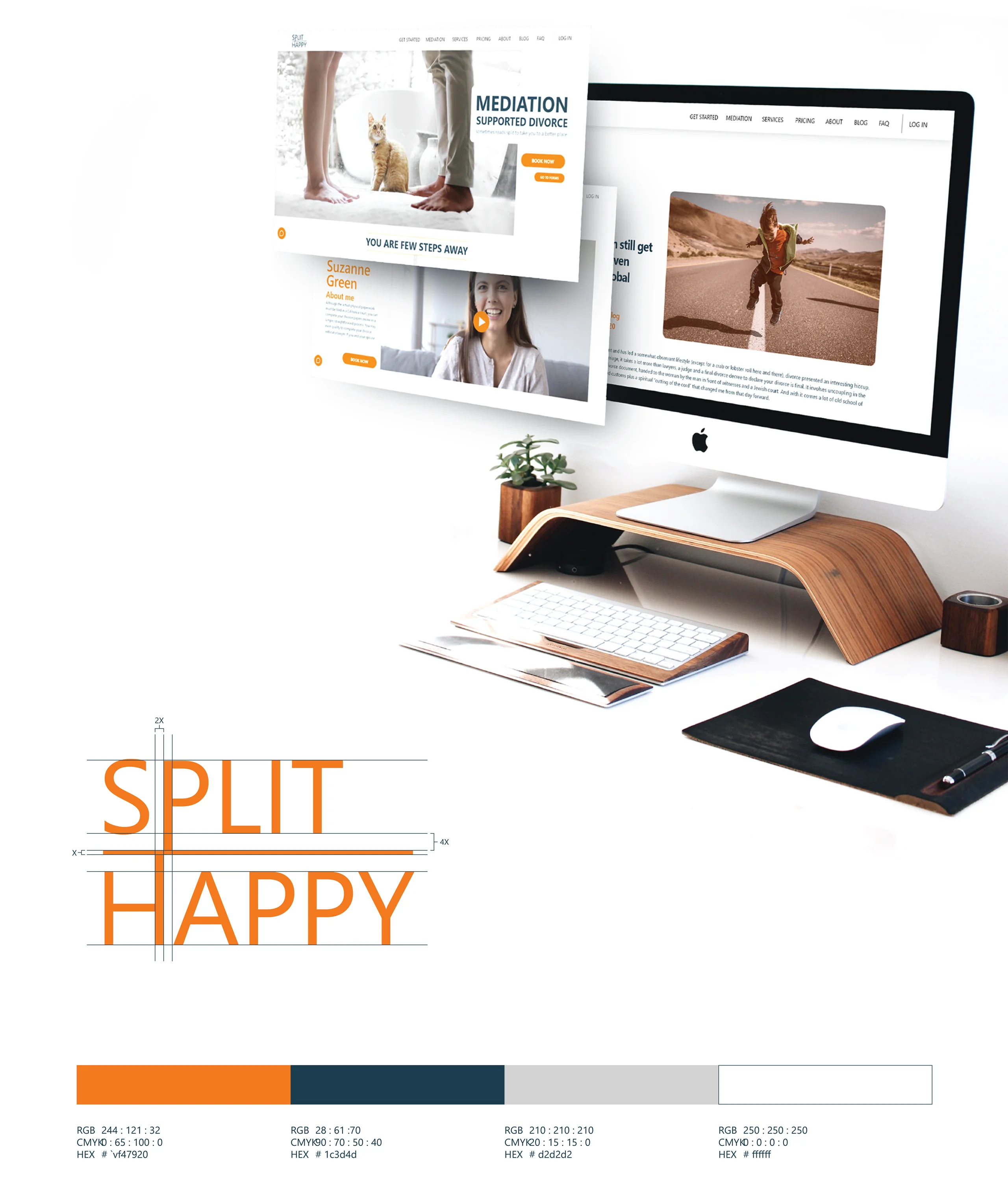 Web Design & Logo Design for Split Happy, image 2