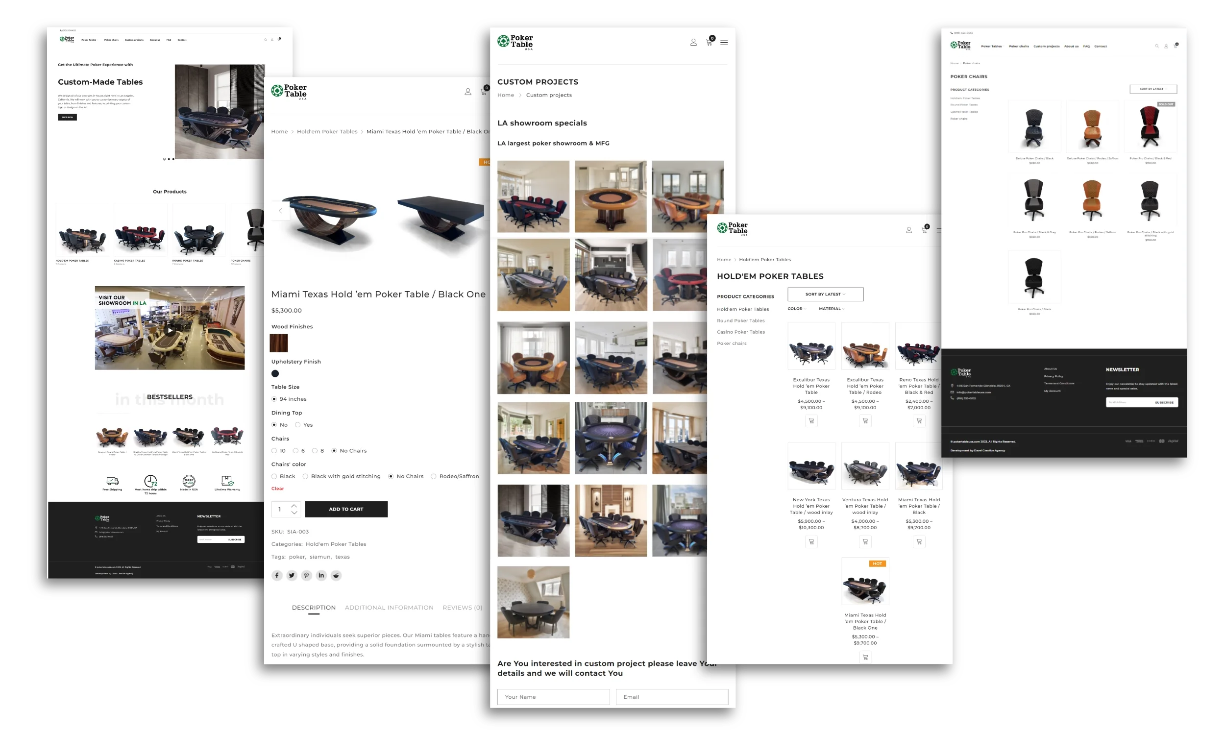 Website Development for Poker Table USA, image 1
