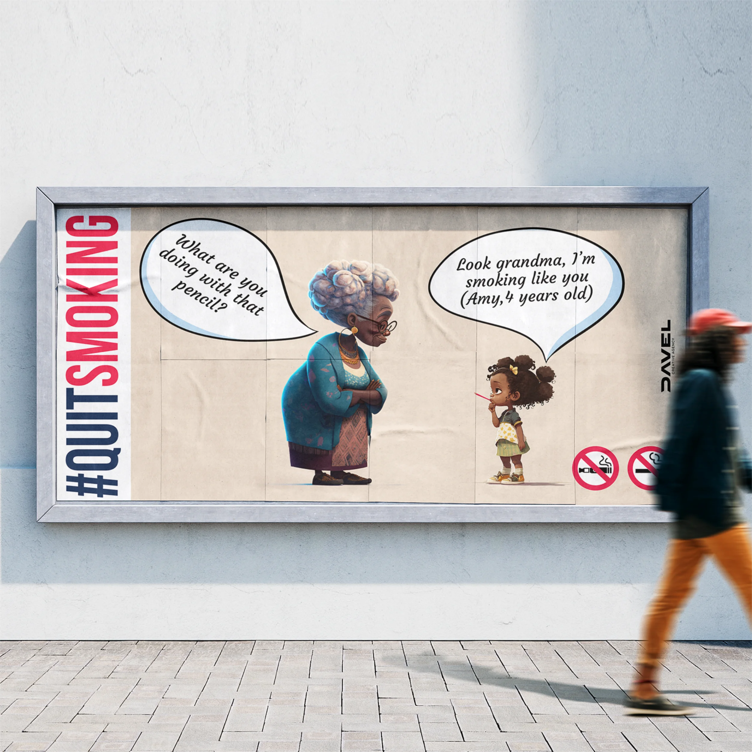 "No Smoking" Campaign for Davel Creative, image 6