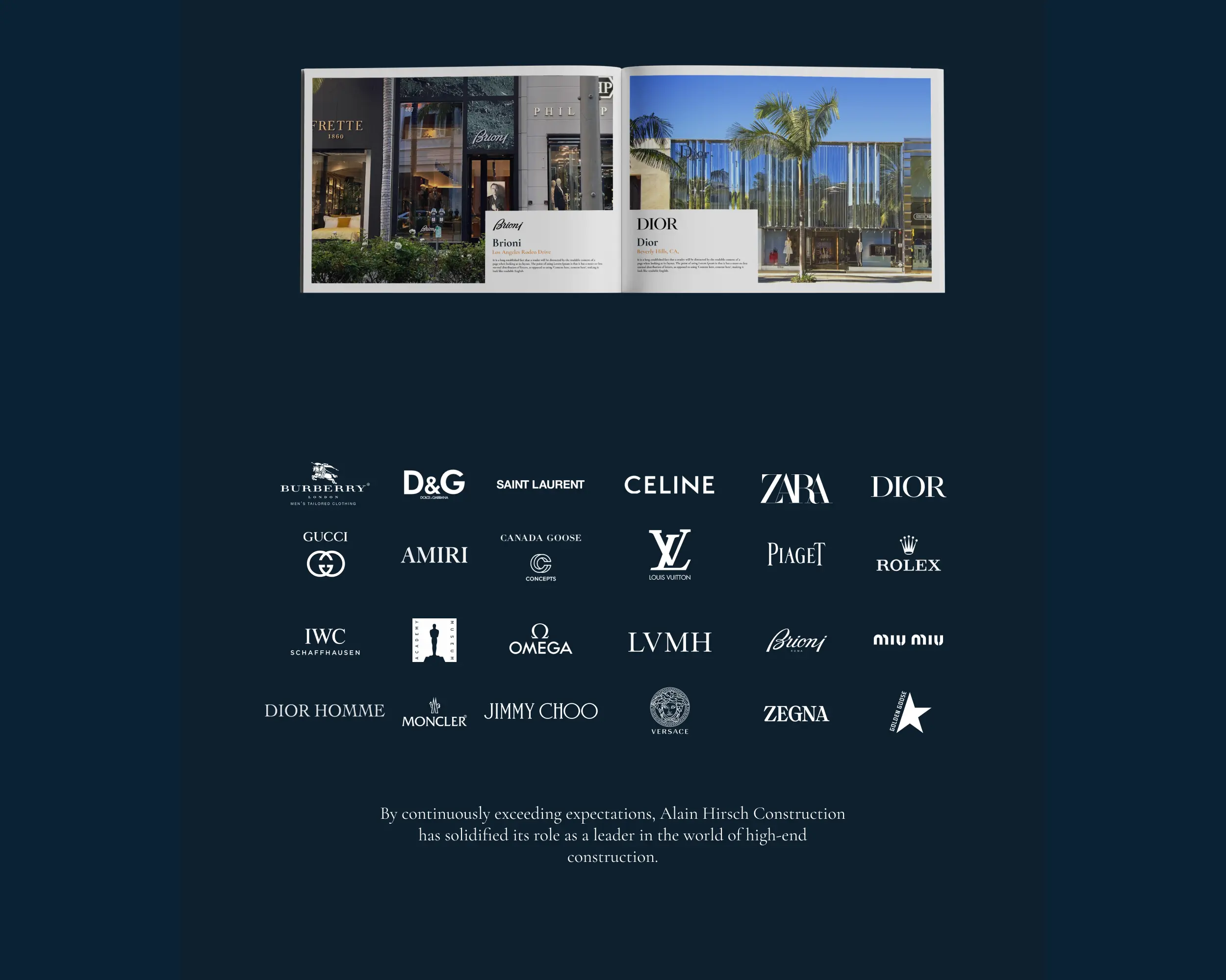 Rebranding for Alain Hirsch Construction, image 6
