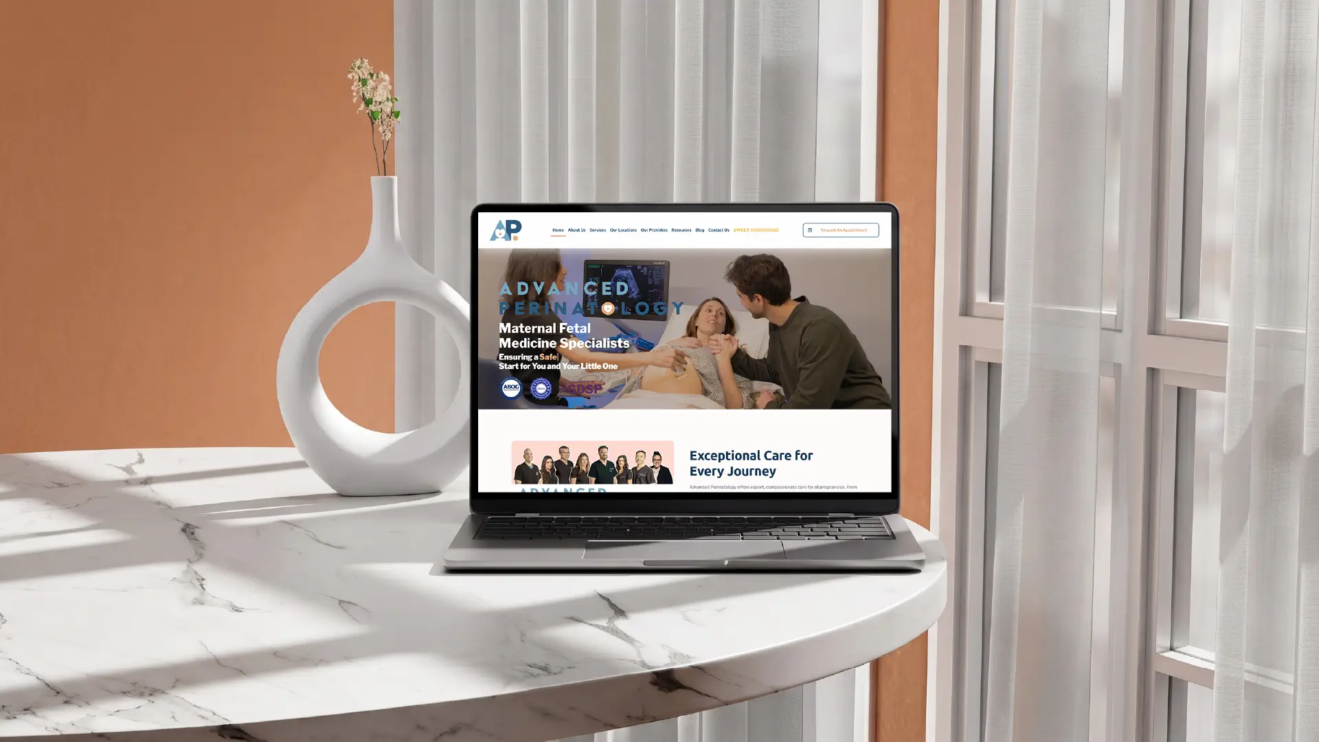 Website Development for Advanced Perinatology, image 1
