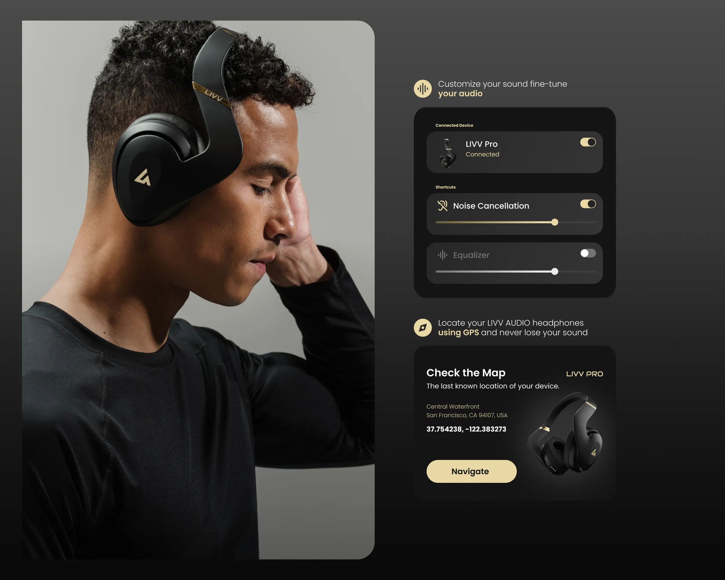 Audio App UX/UI Design for LIVV, image 4