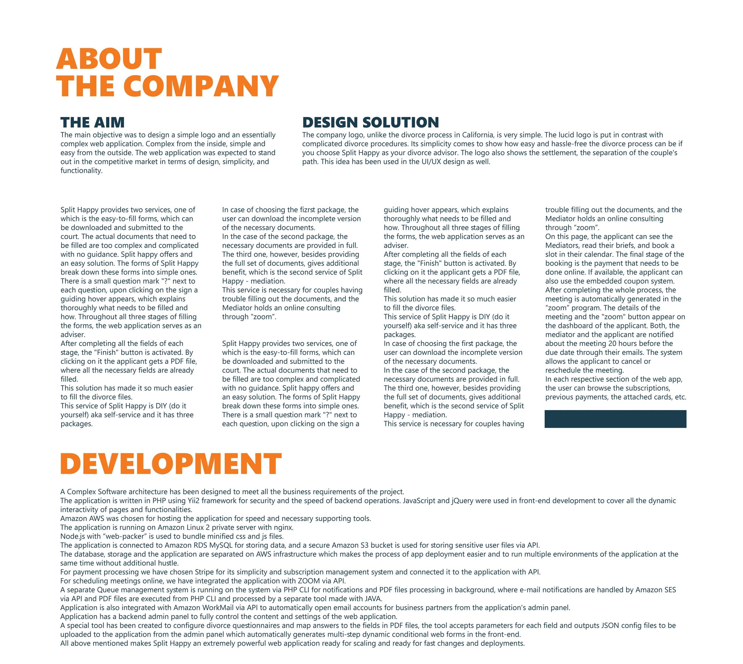 Web Design & Logo Design for Split Happy, image 1