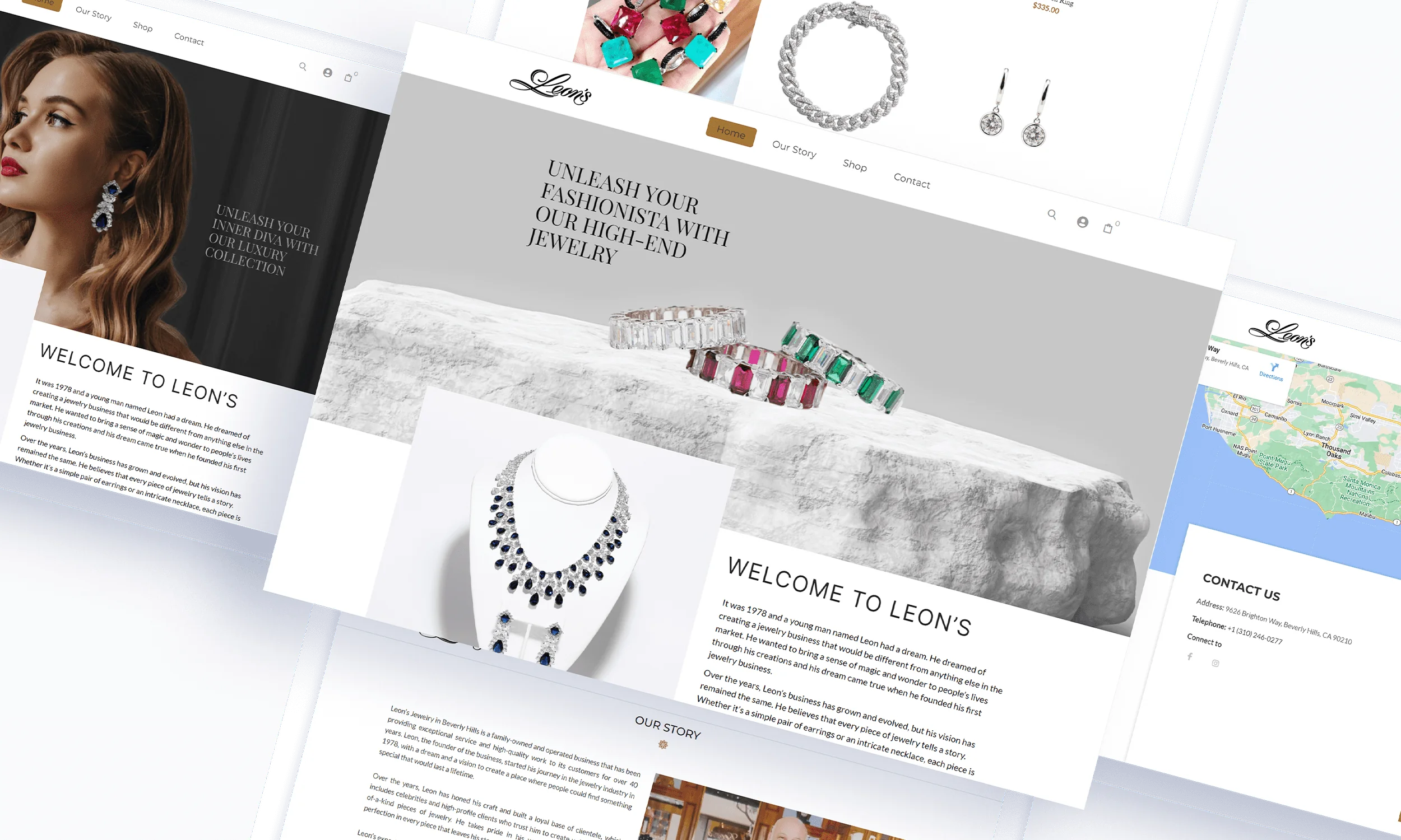 Website Development for Leon's Jewelry, image 3