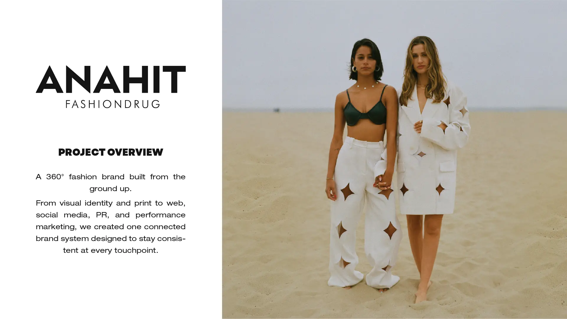 Anahit Fashiondrug project overview: a 360-degree fashion brand built from the ground up