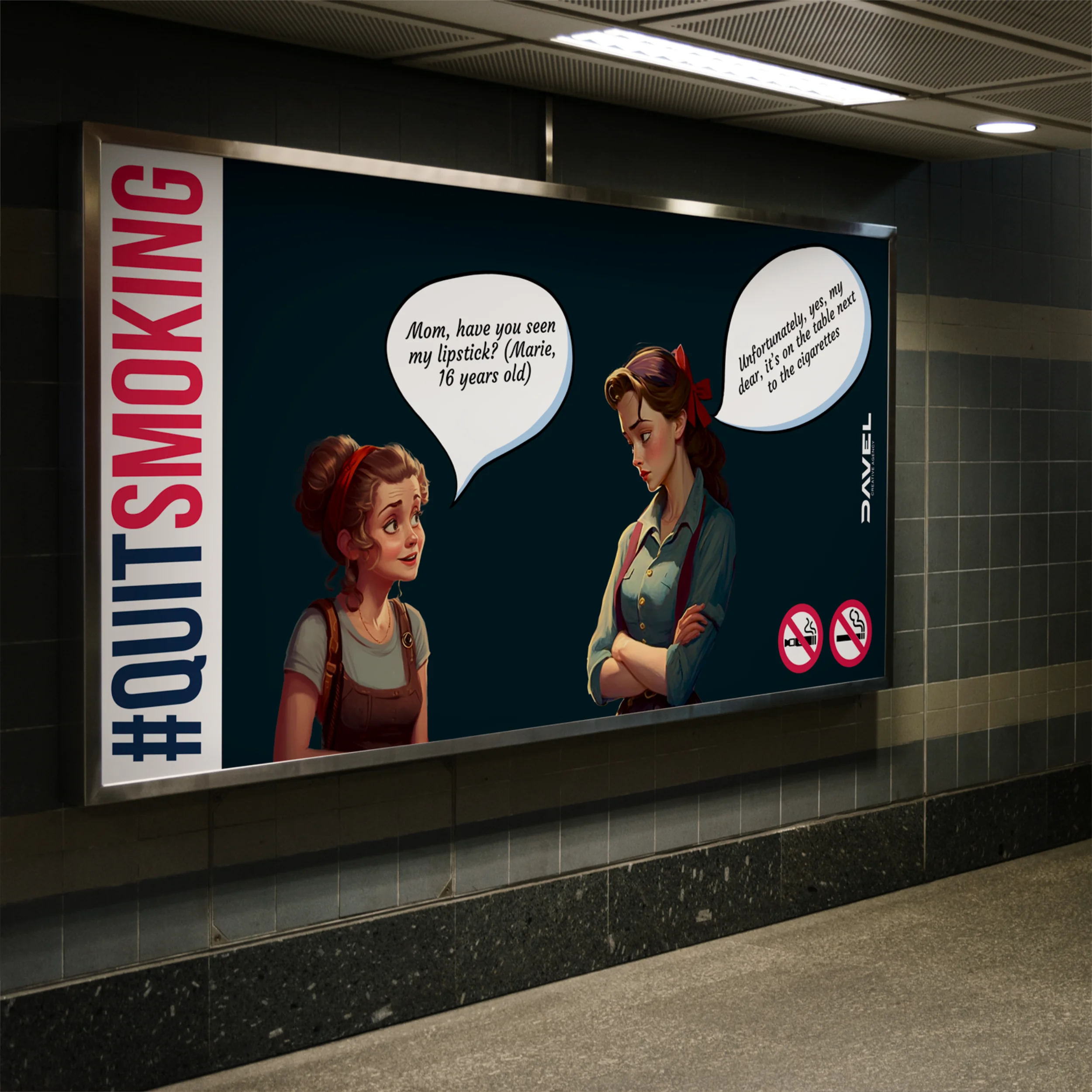 "No Smoking" Campaign for Davel Creative, image 10