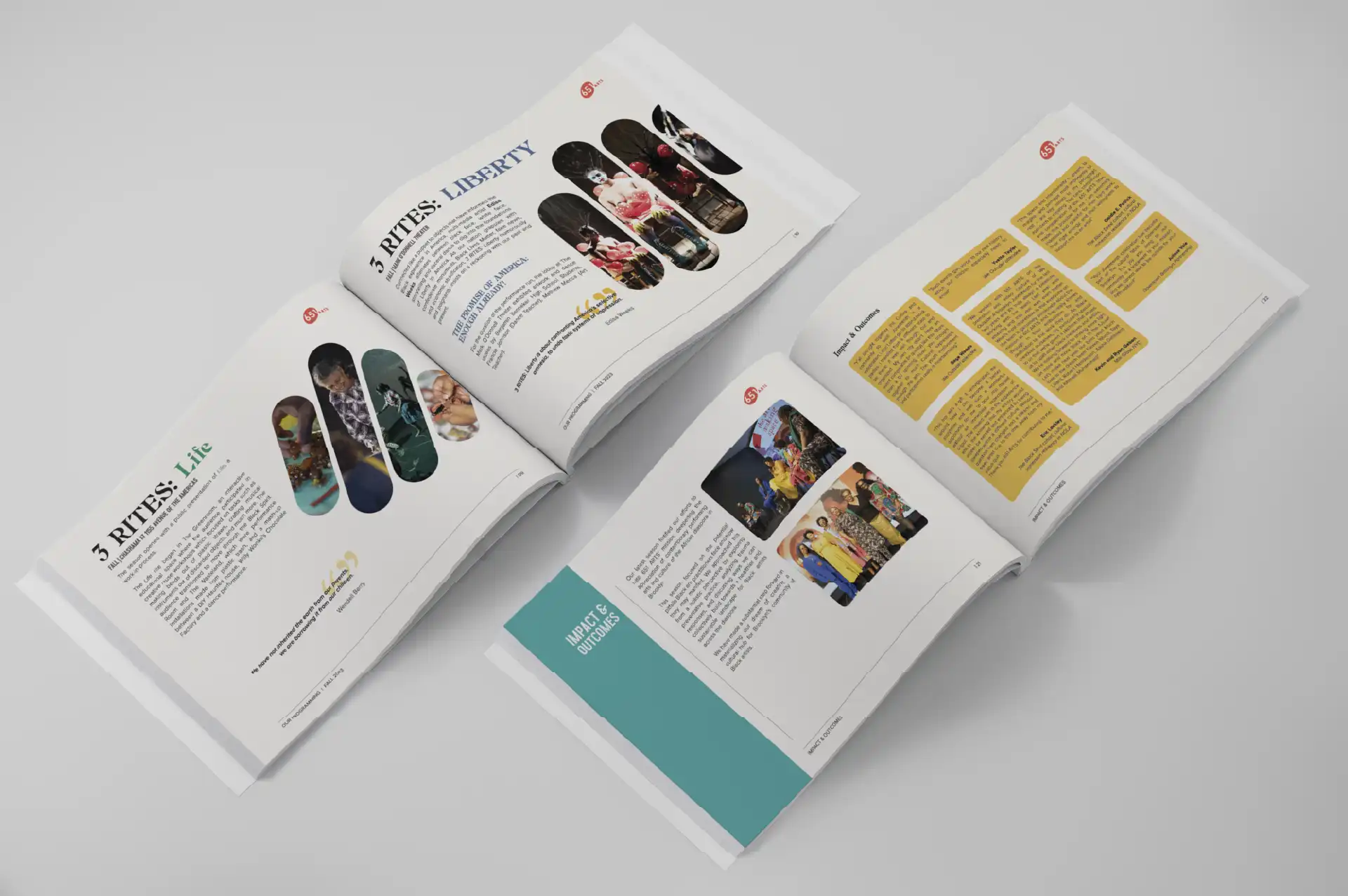 "Black Art Lives" Annual Report Design for 651 ARTS, image 8
