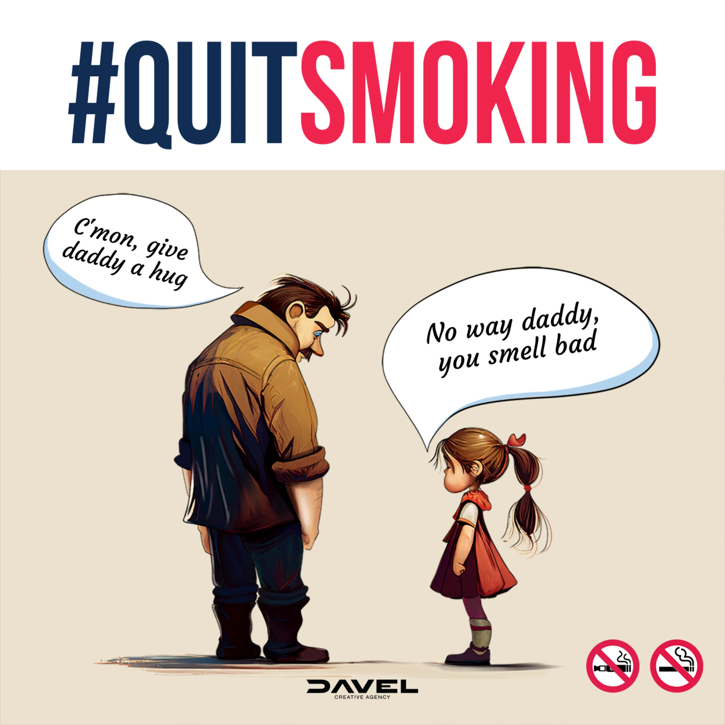 "No Smoking" Campaign for Davel Creative, image 14