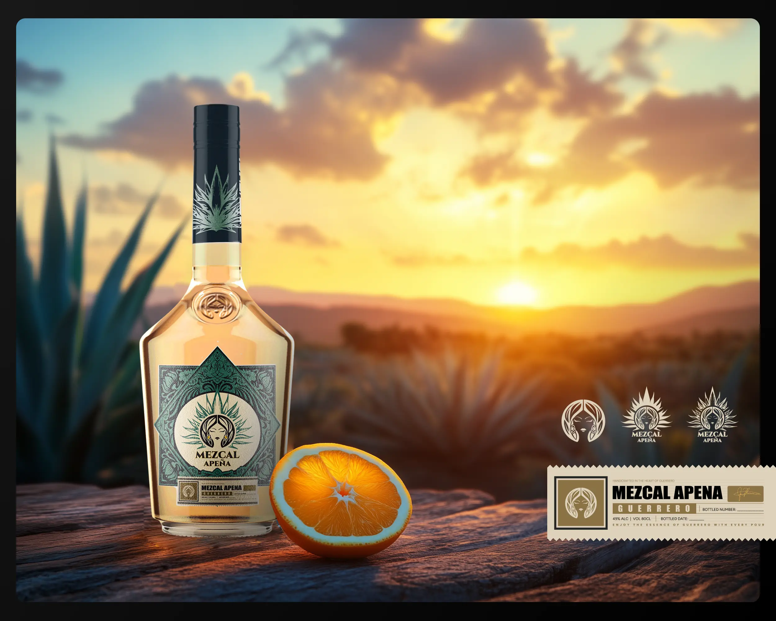 Branding & Logo Design for Mezcal Apeña, image 4