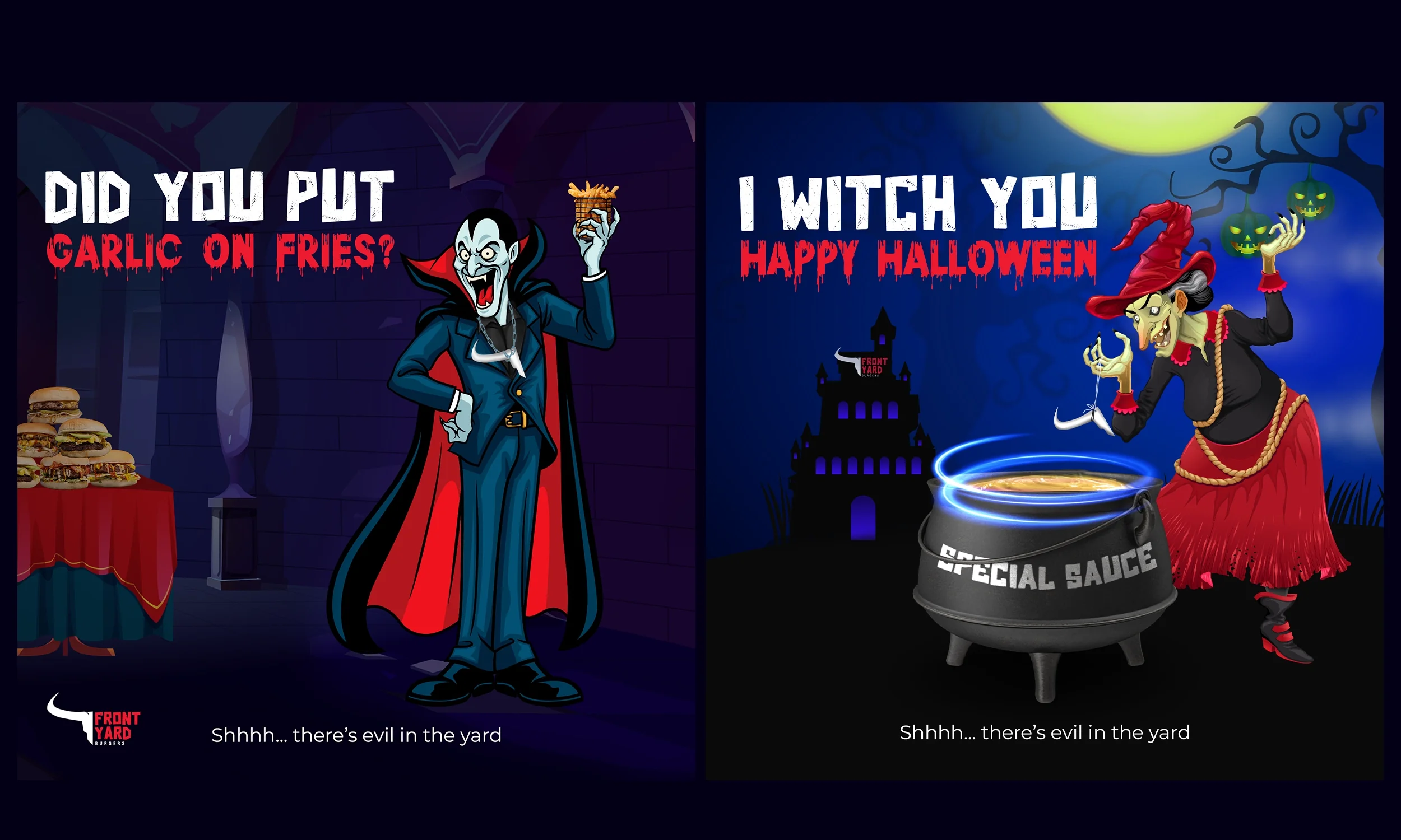 Spooky Burger Bash Campaign for Front Yard Burger, image 1