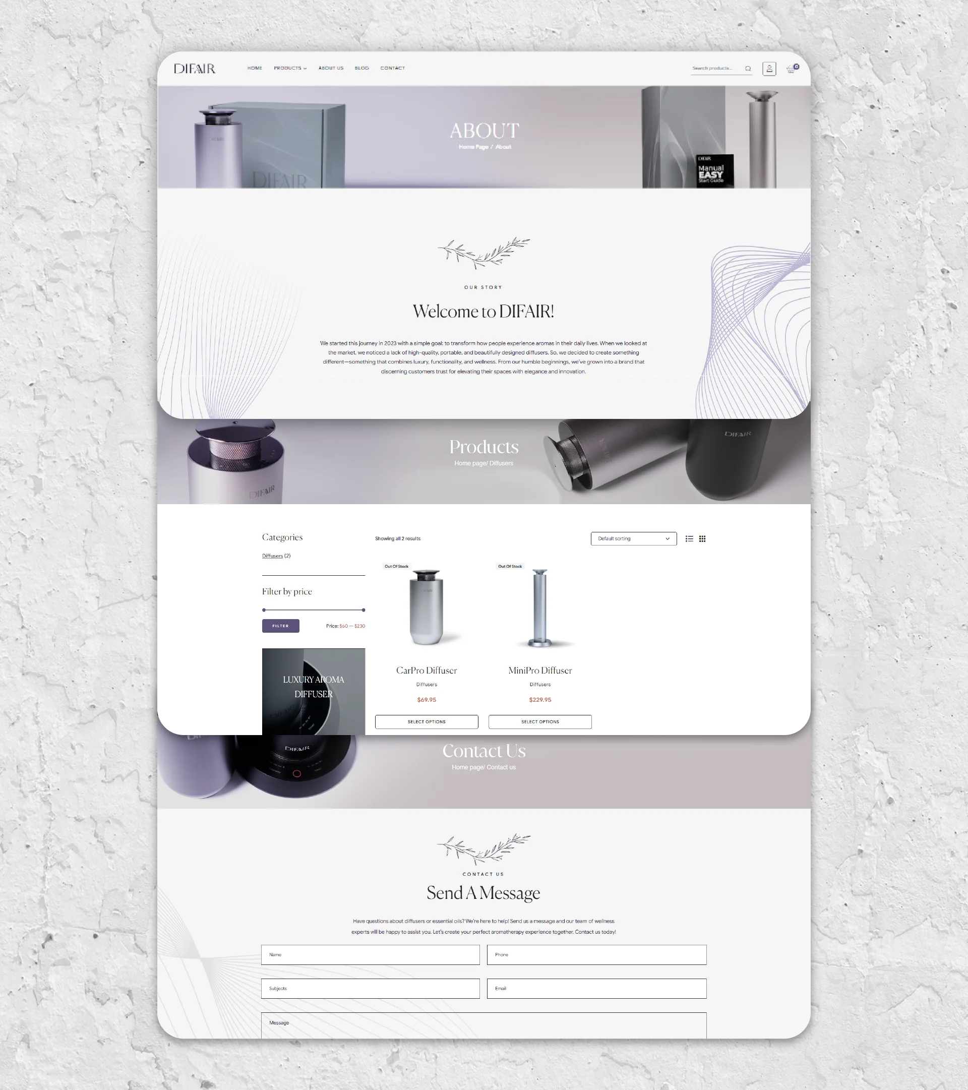 Logo Design, Packaging & Website Design for DifAir, image 11