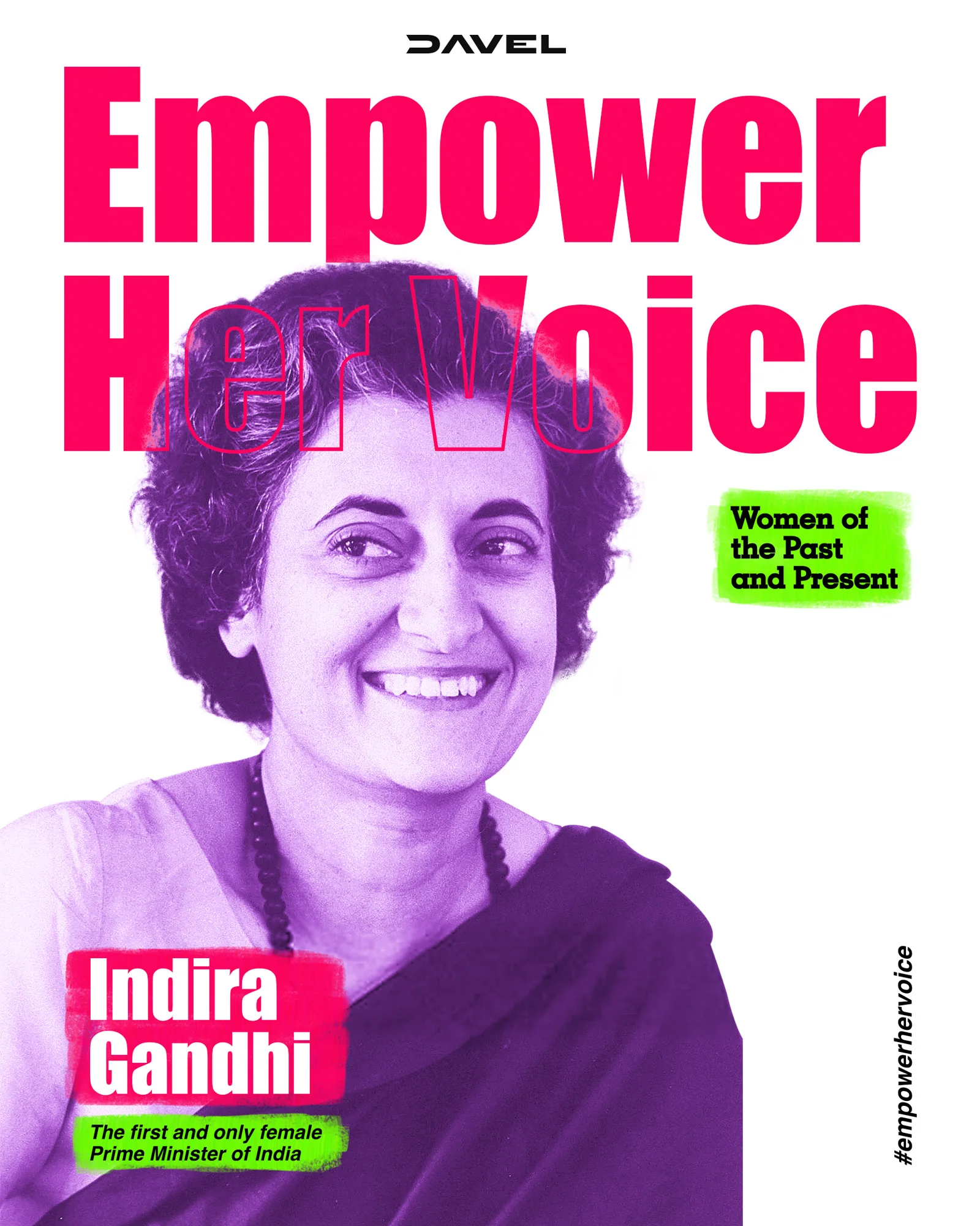 "Empower Her Voice" Campaign for Davel Creative, image 5