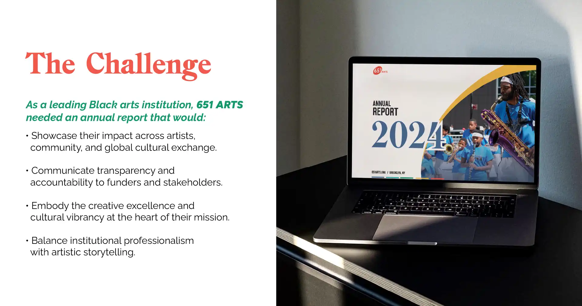 "Black Art Lives" Annual Report Design for 651 ARTS, image 3