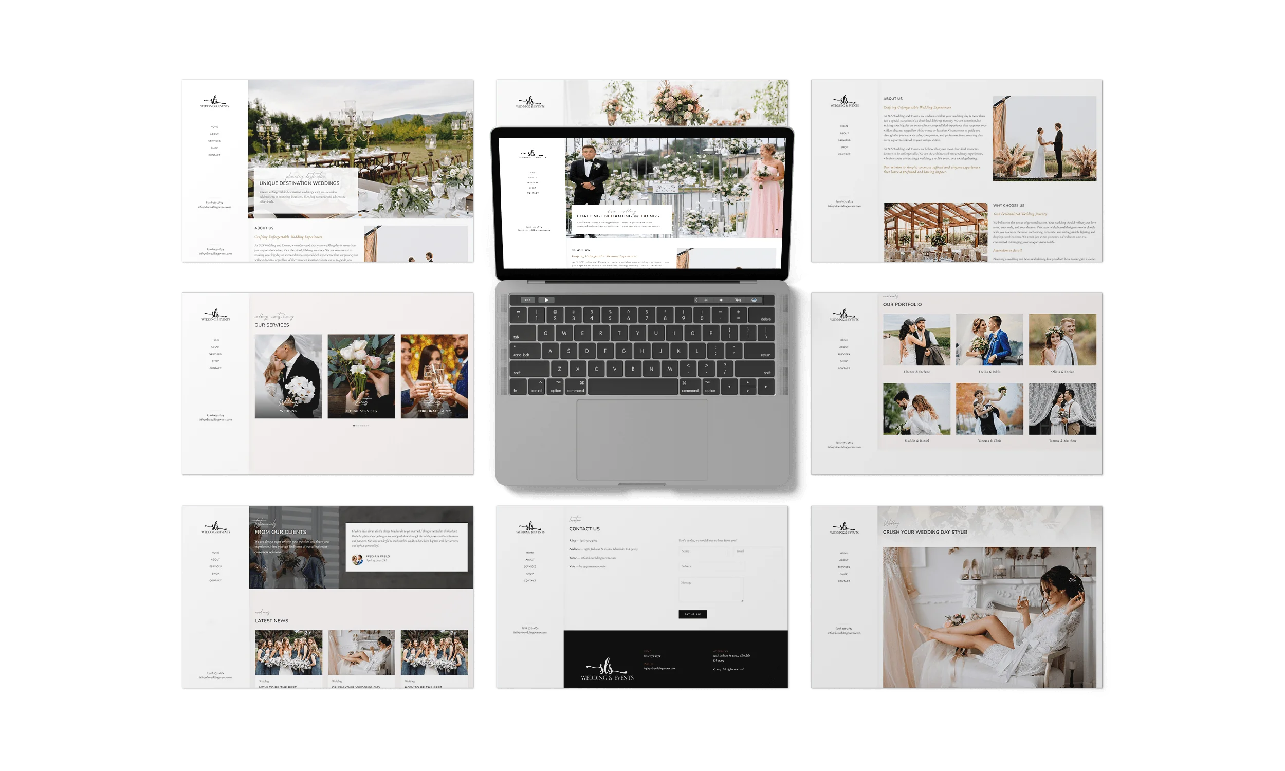 Website Development for SLS Wedding & Events, image 1