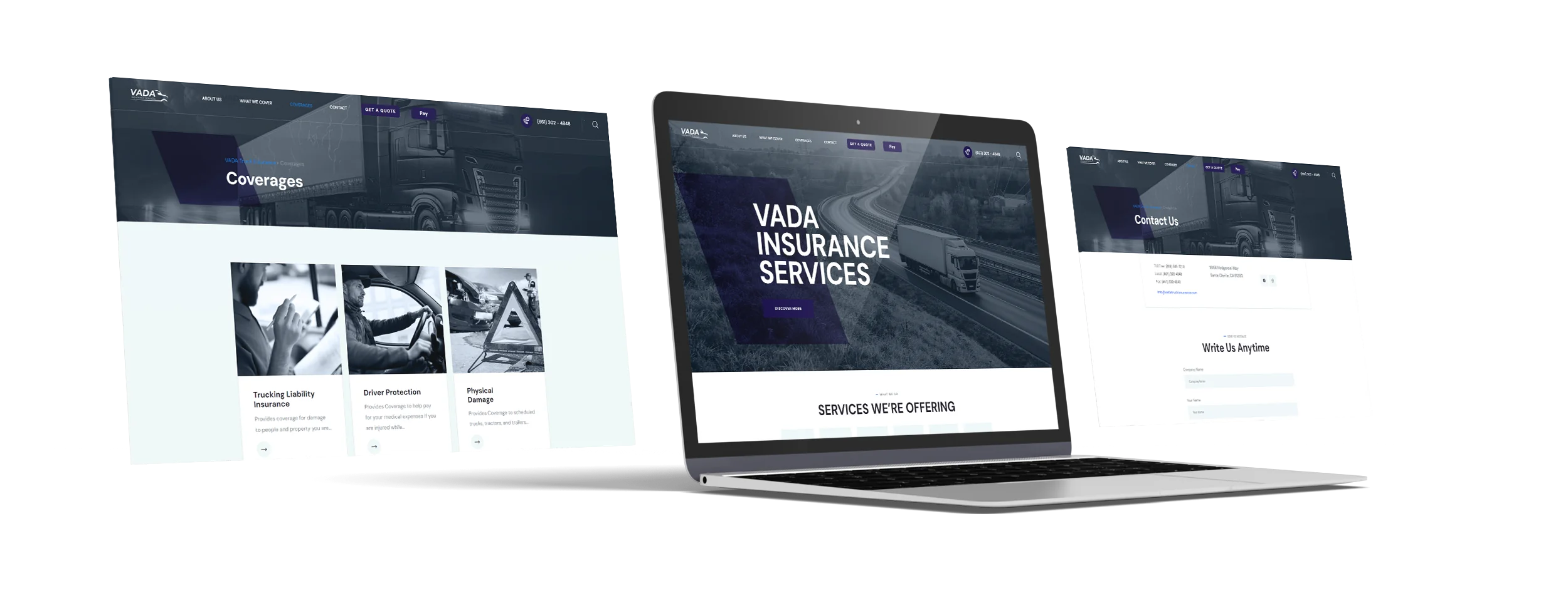 Website Development for VADA Insurance Services, image 3