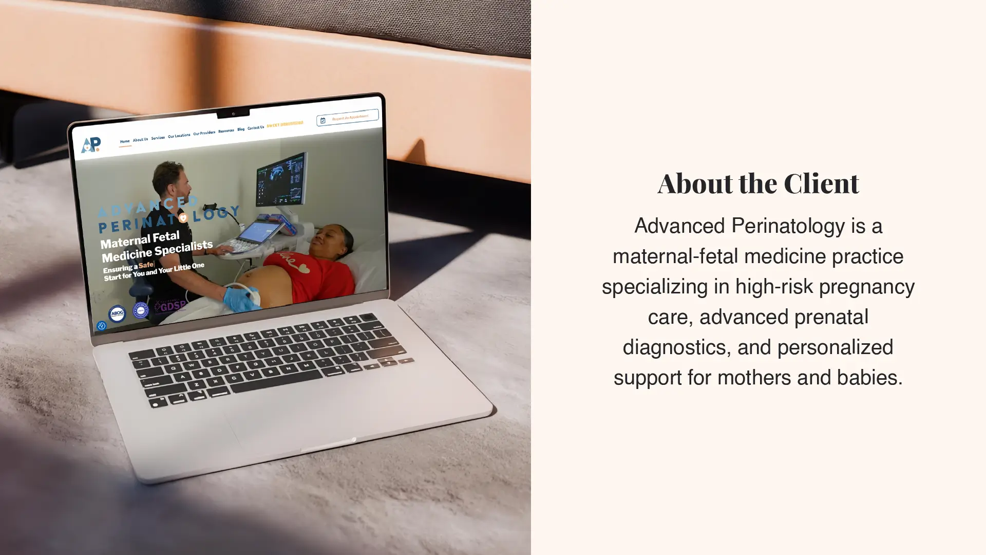 Website Development for Advanced Perinatology, image 2