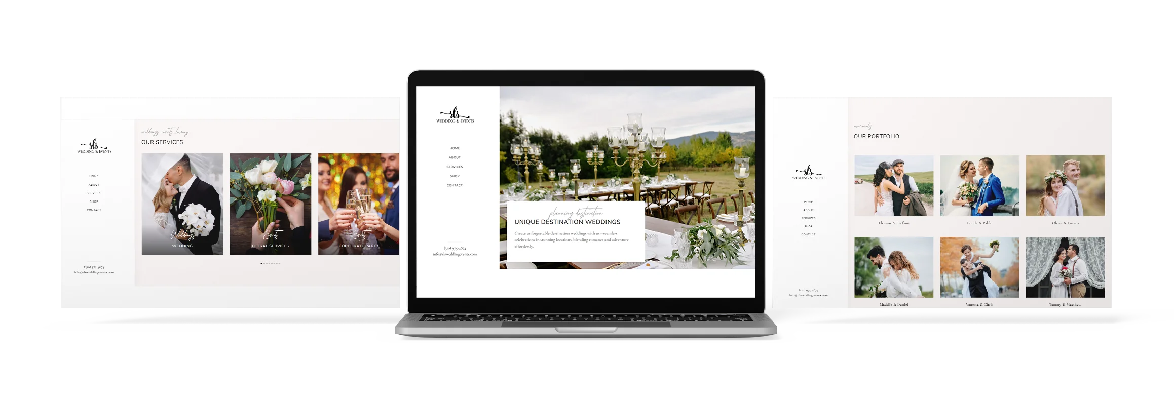 Website Development for SLS Wedding & Events, image 2