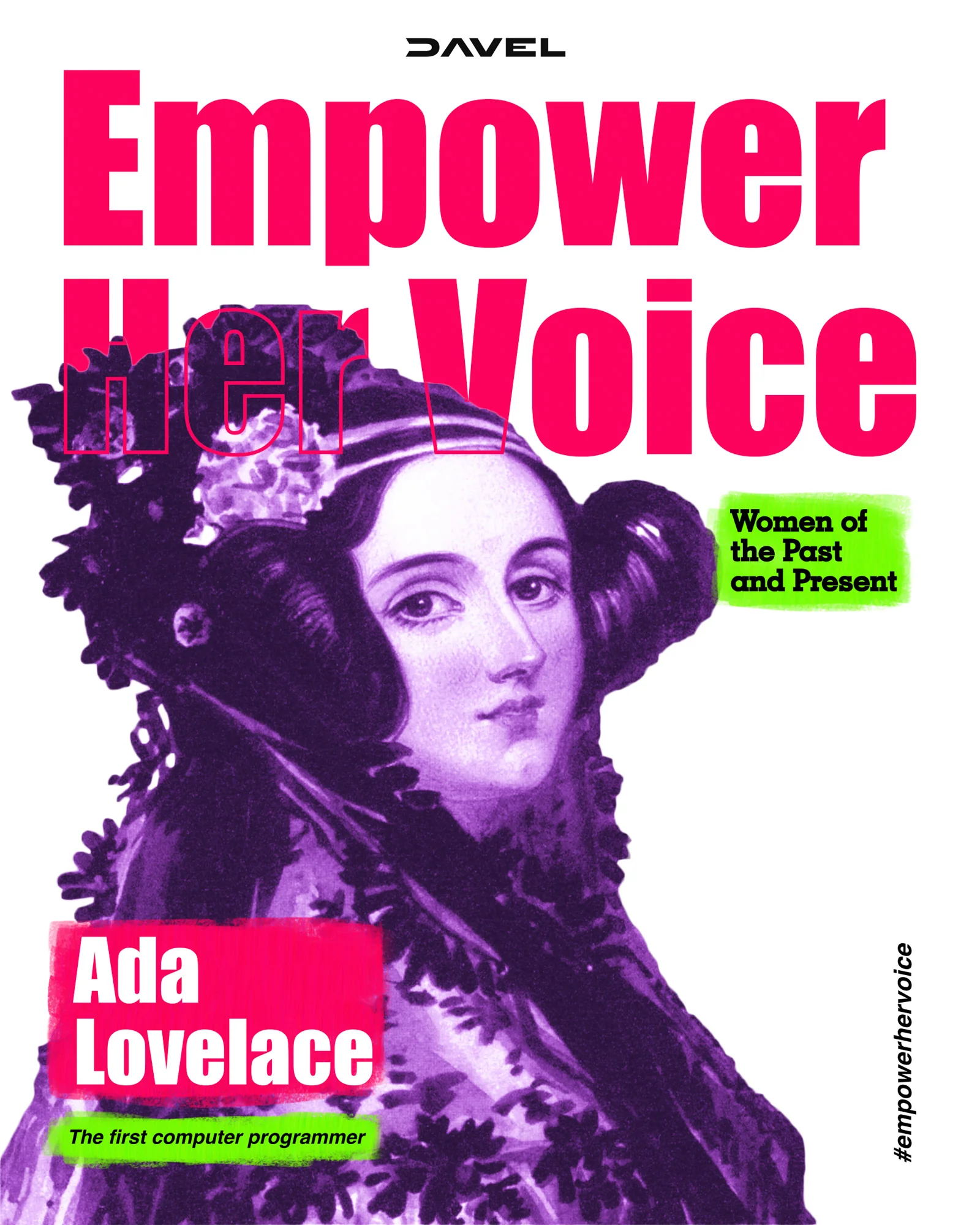 "Empower Her Voice" Campaign for Davel Creative, image 6