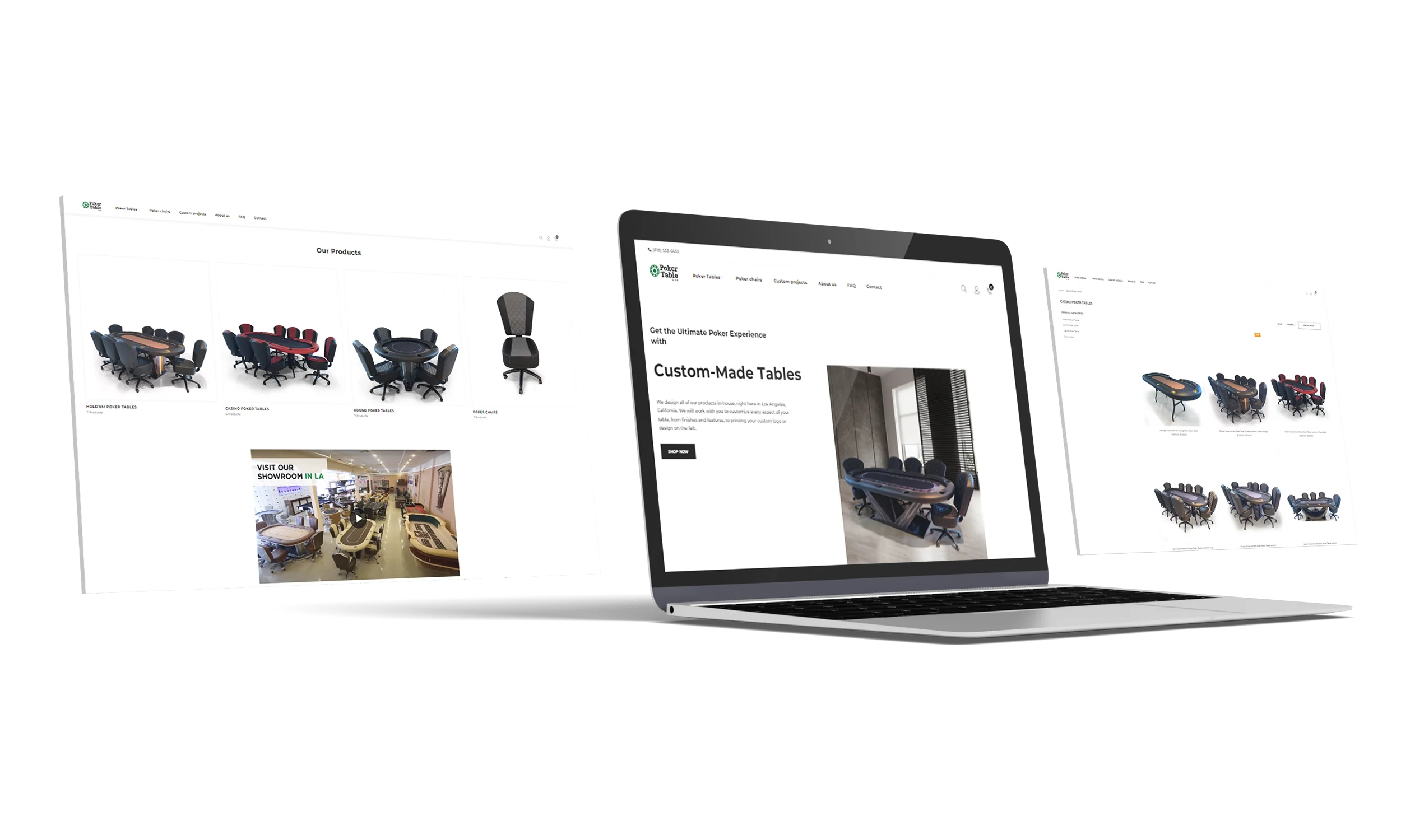Website Development for Poker Table USA, image 2
