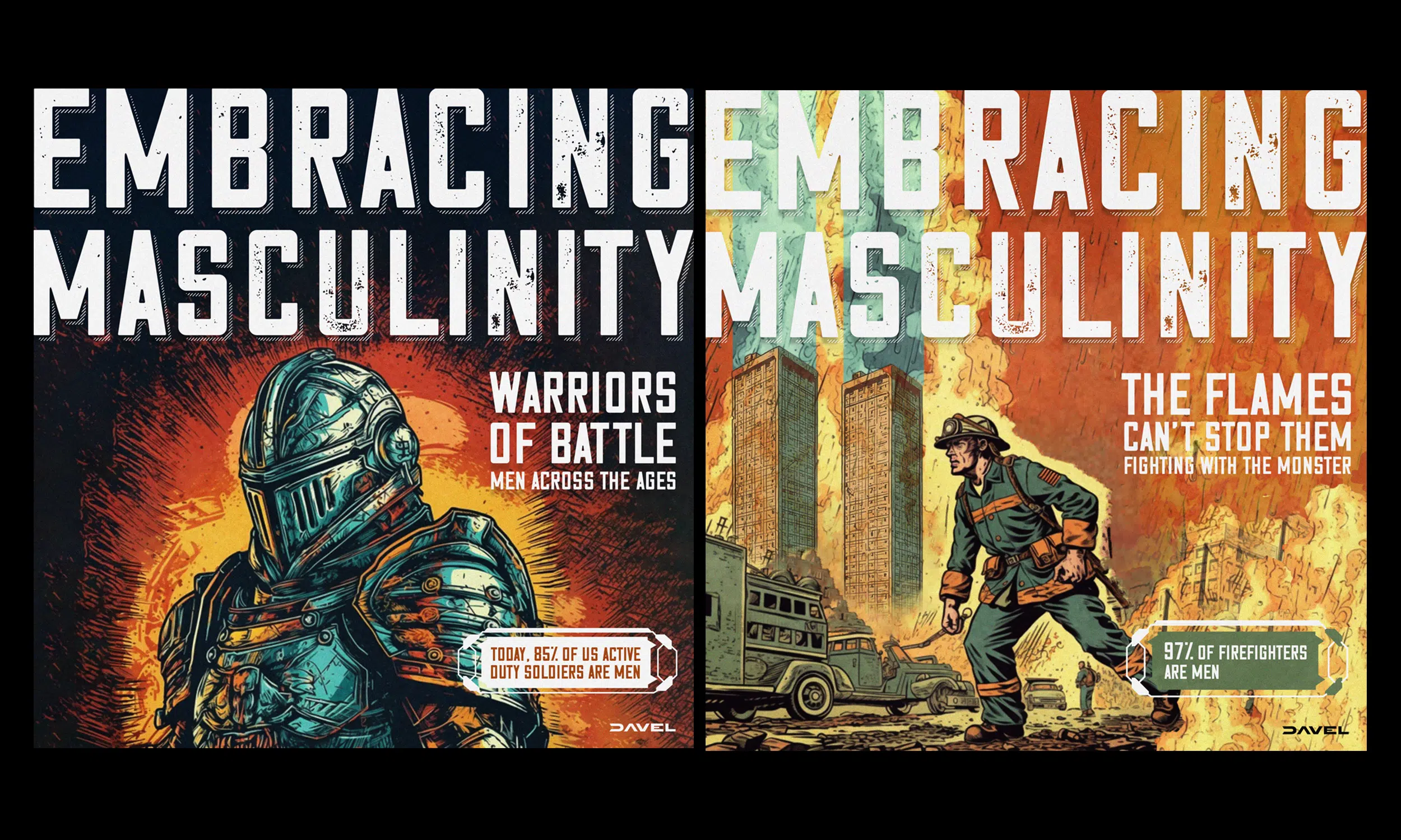 "Embracing Masculinity" Campaign for Davel Creative, image 3