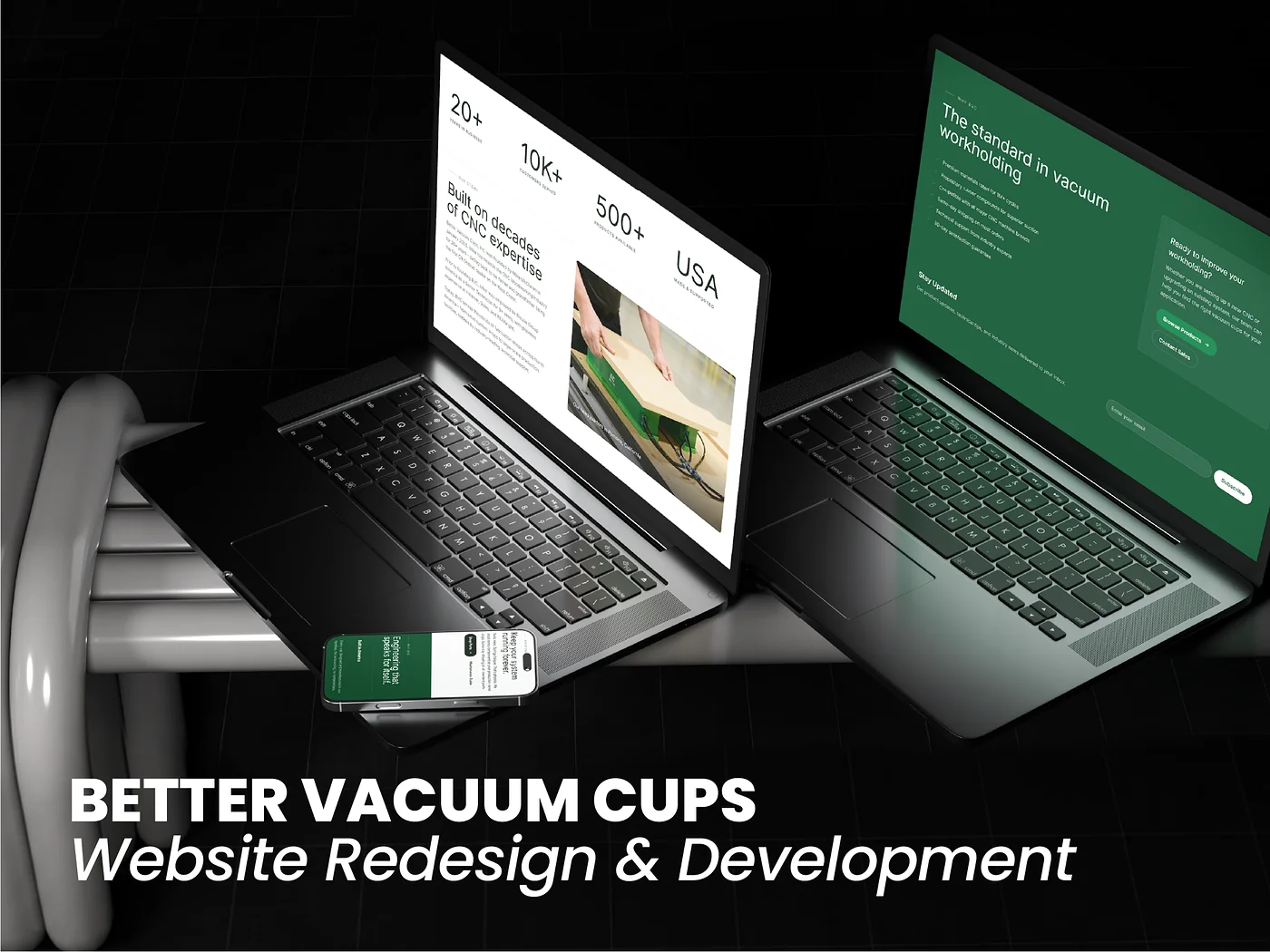 Website Redesign & Development for Better Vacuum Cups