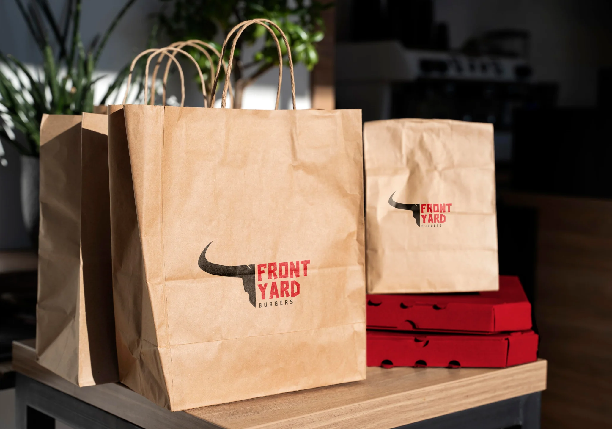 Naming, Branding & Packaging Design for Front Yard Burger, image 4
