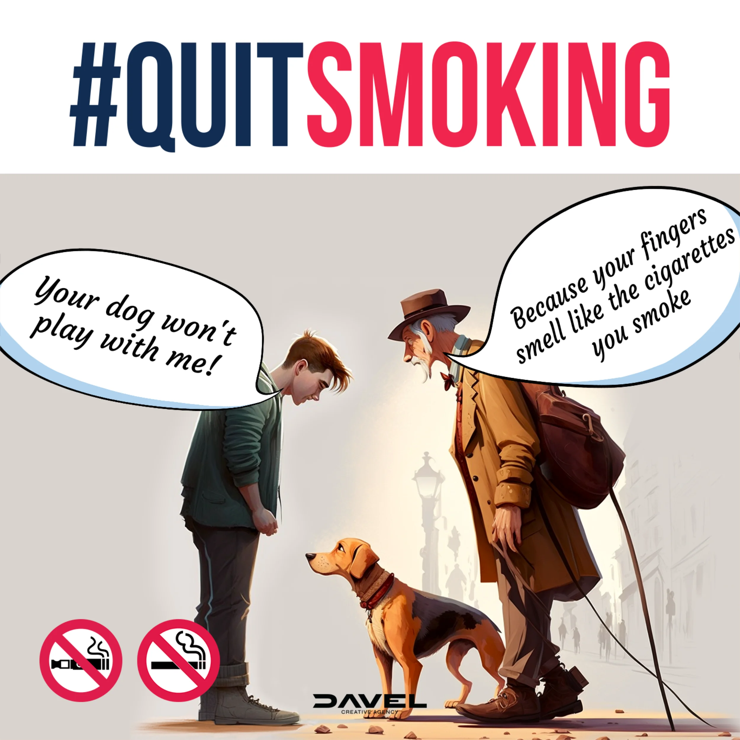 "No Smoking" Campaign for Davel Creative, image 7