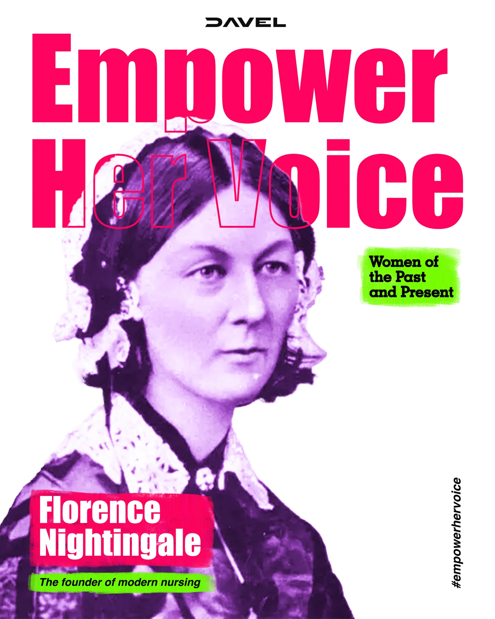"Empower Her Voice" Campaign for Davel Creative, image 3
