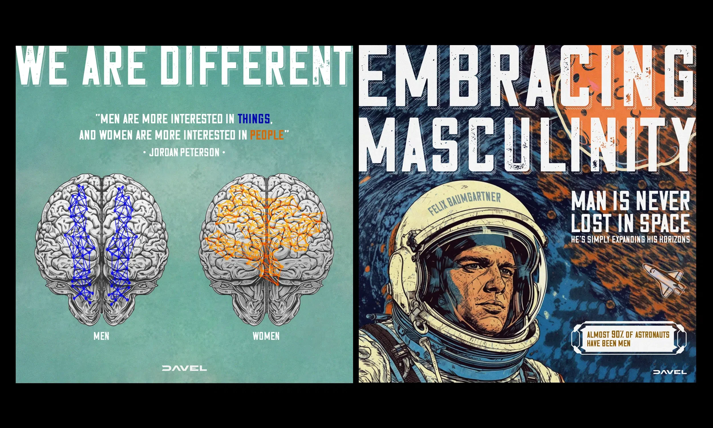 "Embracing Masculinity" Campaign for Davel Creative, image 1