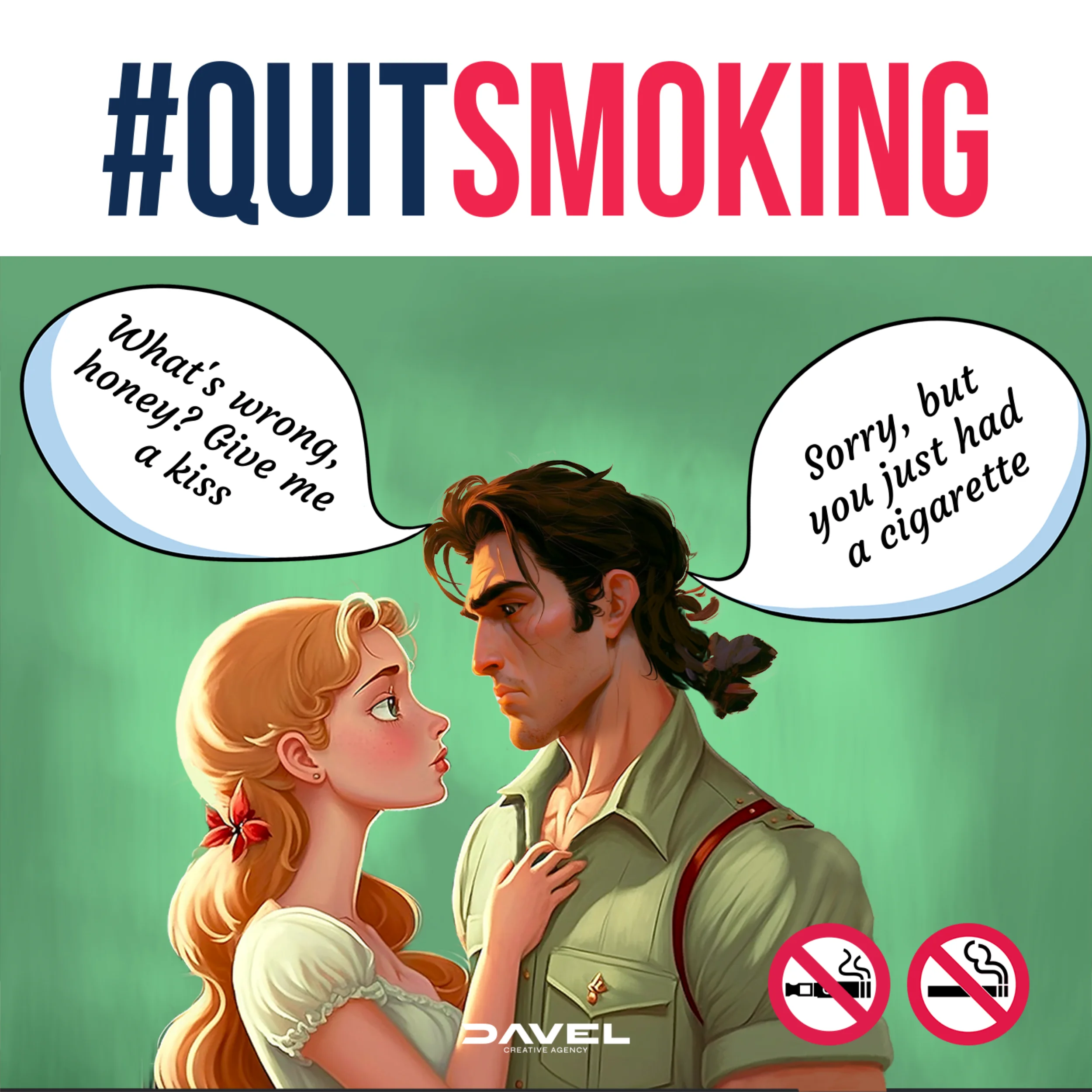 "No Smoking" Campaign for Davel Creative, image 12