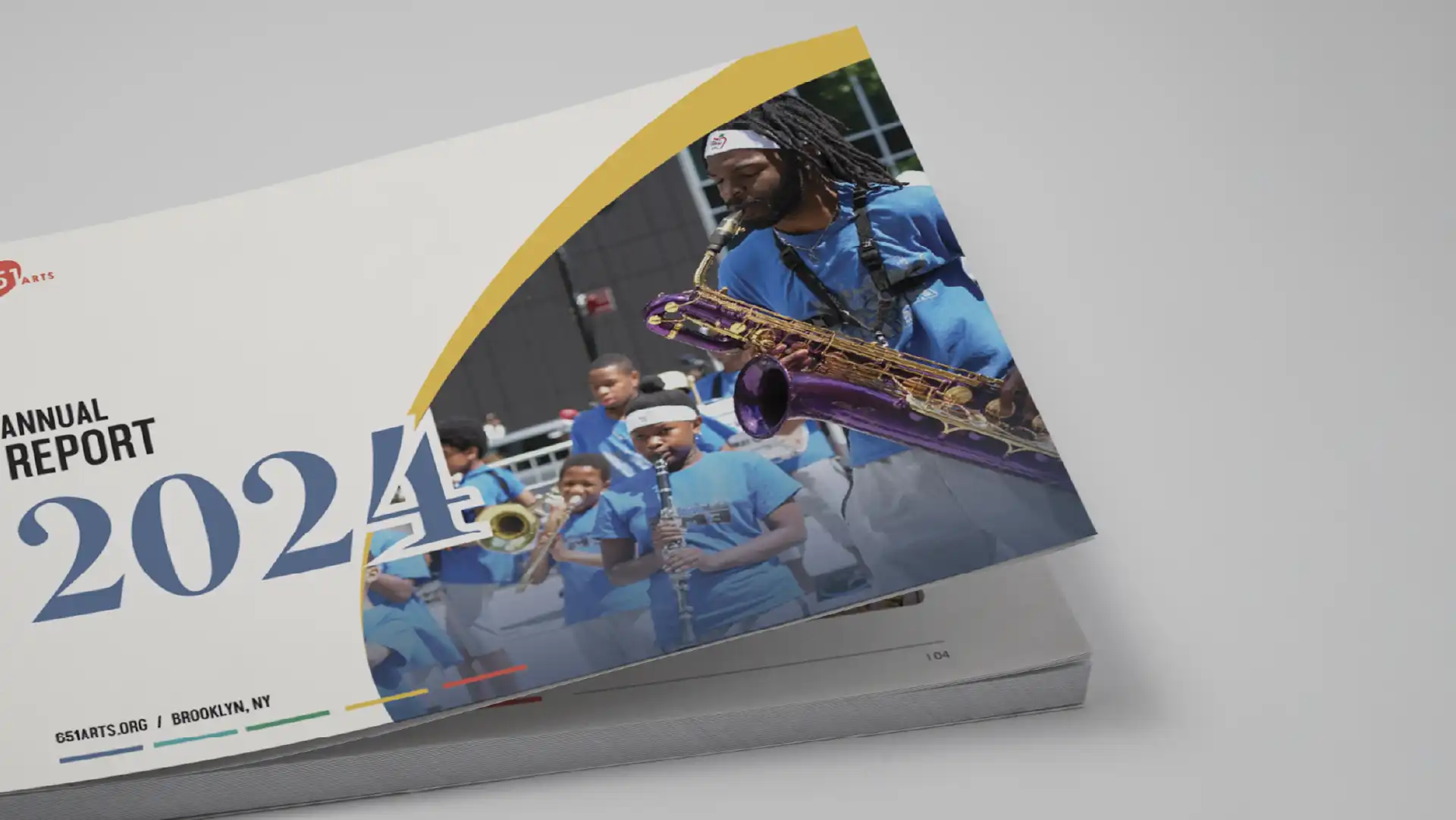 "Black Art Lives" Annual Report Design for 651 ARTS, image 1